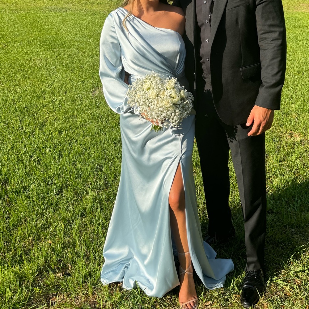 Light blue bridesmaids dress from Revelry- only worn once